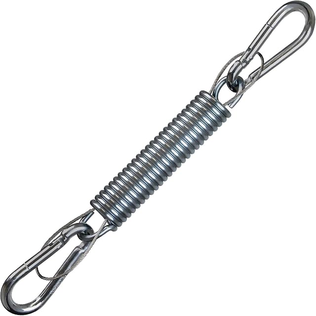 Montafox Swing spring swing chair hammock steel spring for hanging chairs with safety line and two carabiner hooks