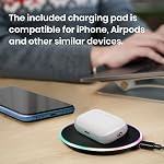 Perixx PERIMICE-713RX Wireless Rechargeable Vertical Mouse - Duo Wired and Wireless Charging Feature - Charging Pad Included - 6 Buttons Design - Black - Right-Handed Design