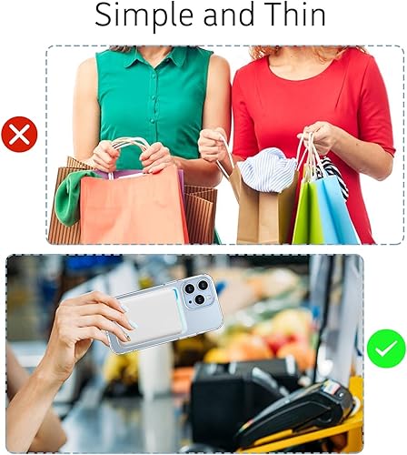 Miniatura 5 de BENTOBEN Funda magnética para teléfono, tarjetero compatible con Mag Safe, cartera de piel sintética para iPhone 15, 14, 13, 12 ProPro MaxPlusMini