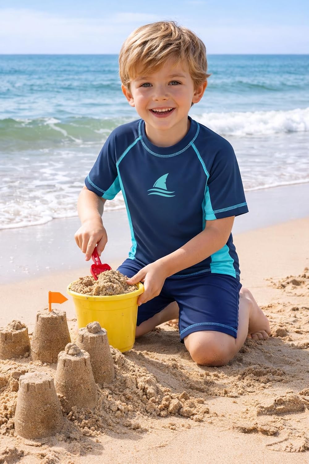 Kids UPF 50+ Rash Guard Shirt Boys Girls Raglan Rashgurad Child Swimwear Quick Dry Sun Protection Top 3-14 Years
