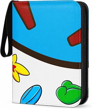 Trading Card Binder 440 Pockets, 4-Pocket Card Holder Album with 55 Sleeves Blue