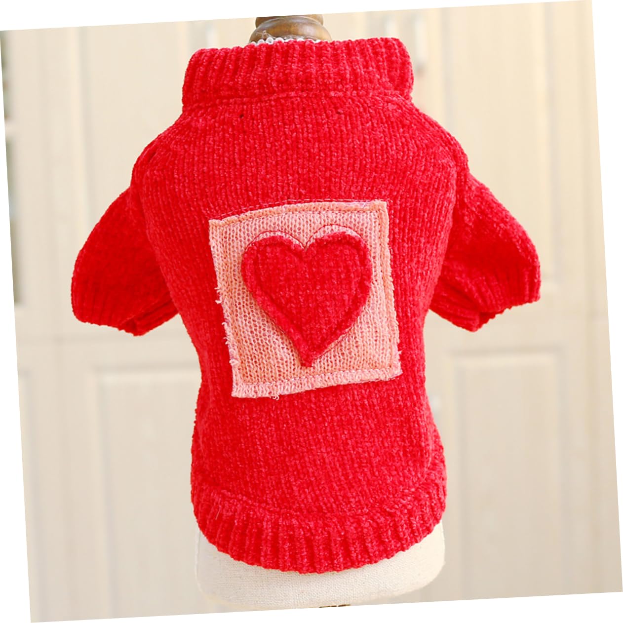 BESPORTBLE Ensemble De 3 Pièces pour Animal De Compagnie Pull Chaud Motif Cœur Manteau pour Chien pour Une Occasion Spéciale