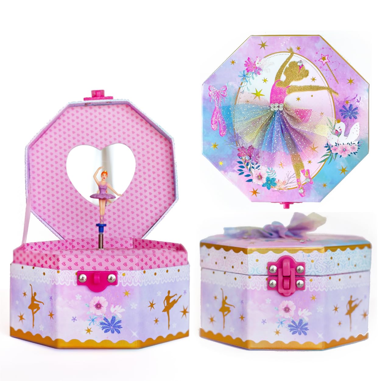 Amazon.com: Hot Focus | Kids' Jewelry Boxes for Girls - Musical