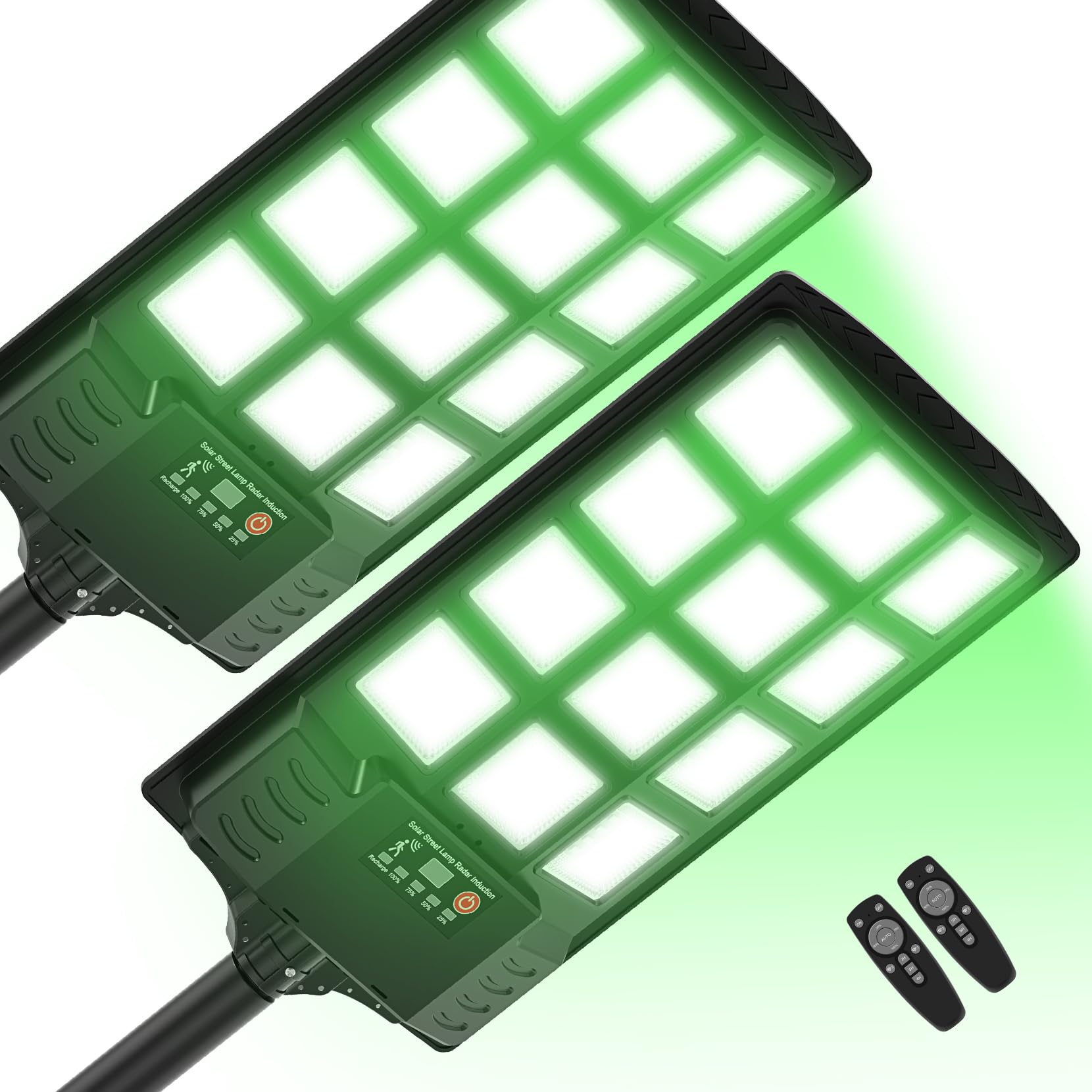 Hog Light for Night Hunting, Solar Powered Feeder Light(Green) Solar Lights for Hunting Hogs, Coyote, Varmint, Deer, Motion Activated Feeder and
