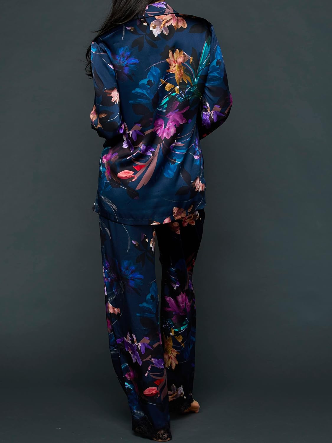 Julianna Rae Women's The Serendipity 100% Silk Pajama, - Image 3