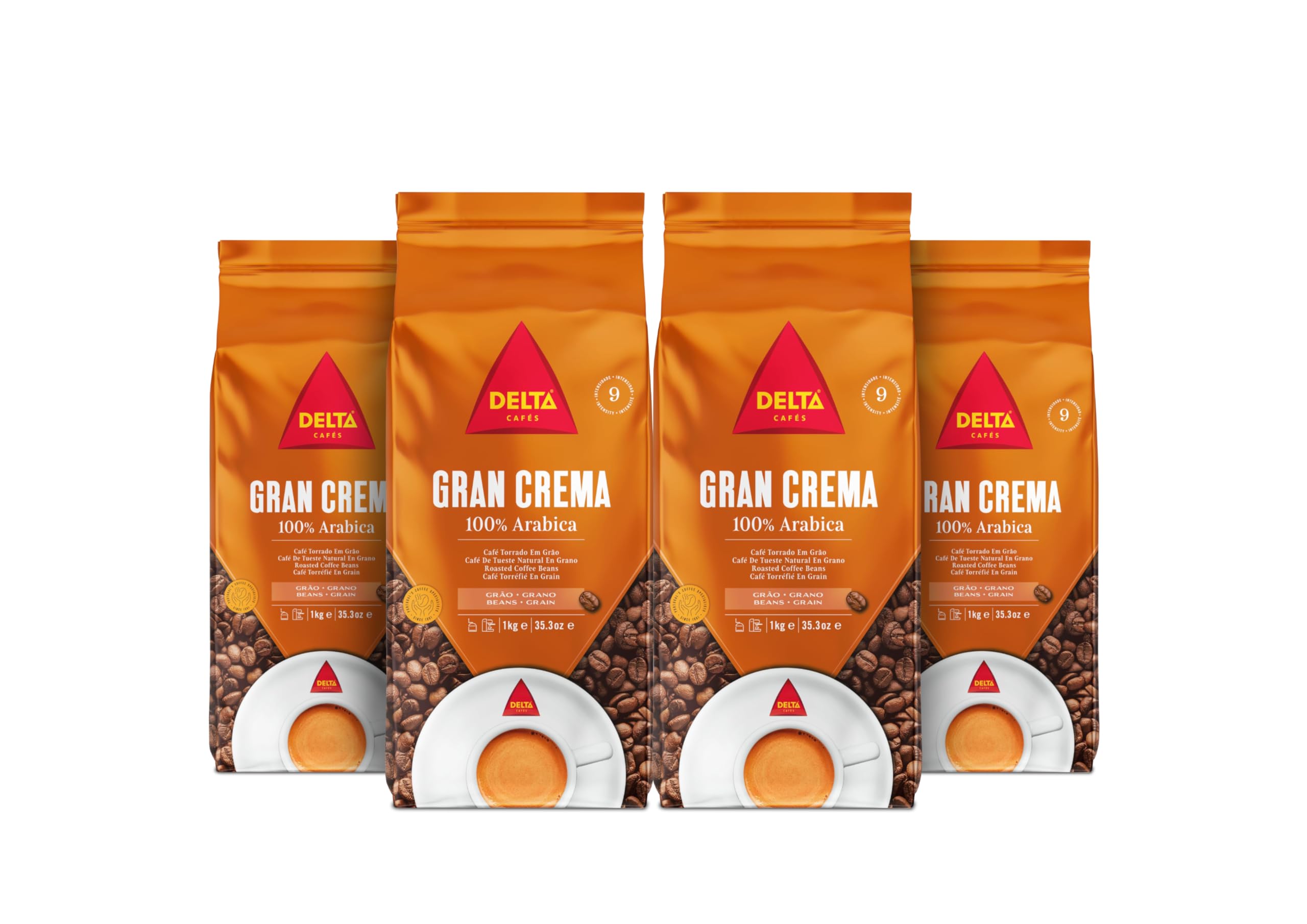 Delta Cafés - Café en Grano Gold - 1 Kg - Intensidad 12 - Mezcla de Granos de Café Tostados Arábica y Robusta - Muy Aromático con Notas de Cereales y Palomitas — view 16