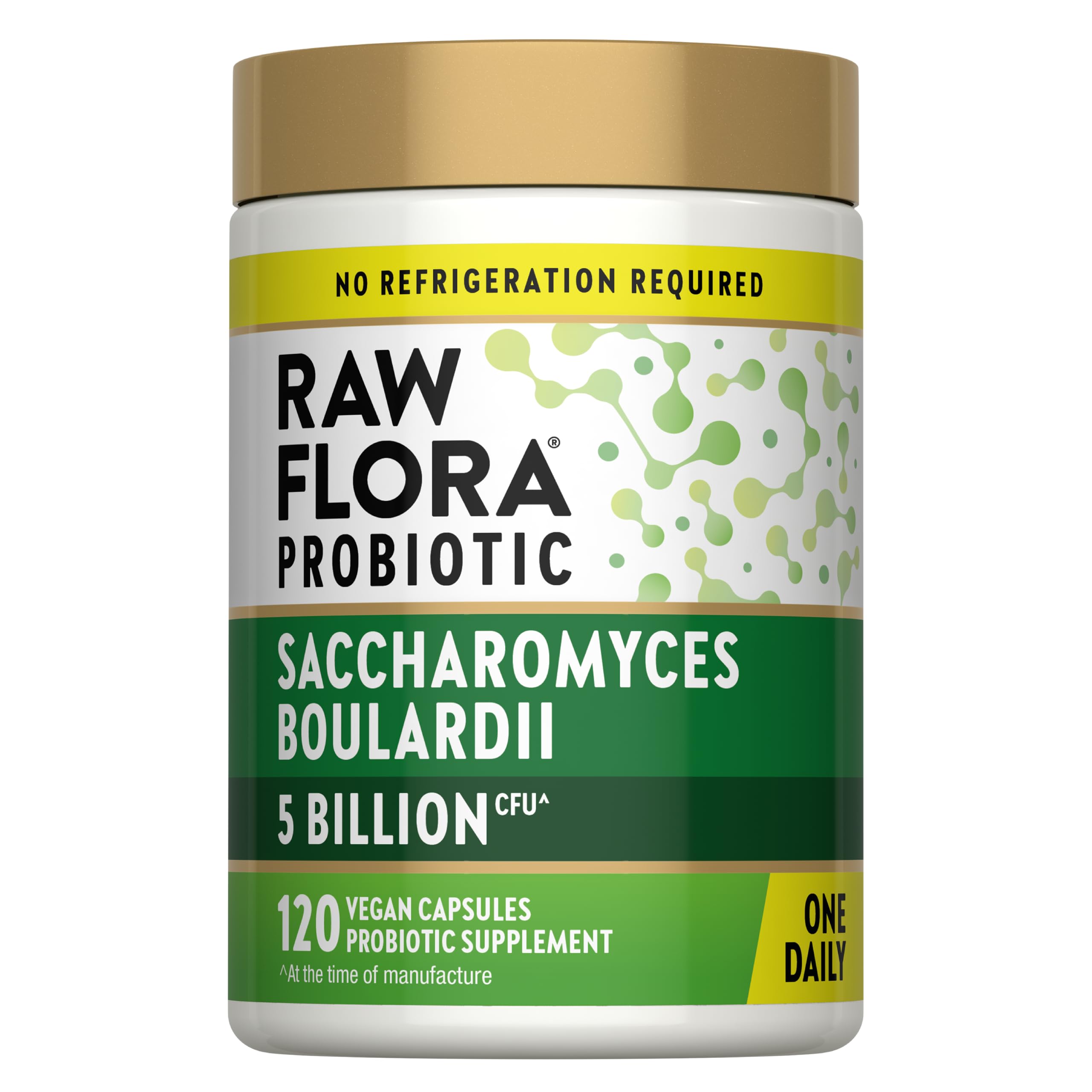 Raw Flora Saccharomyces Boulardii Probiotics Supplement | 250 mg