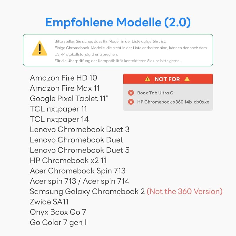Penoval USI 2.0 Stylus Chromebook-hoz, 4096 Nyomásszint Mágneses Érintőceruza Google Pixel Tablet, Amazon Fire Max 11, Lenovo HP Kompatibili