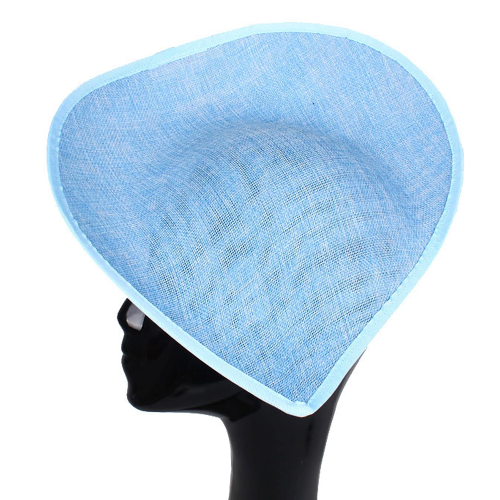 Teardrop Sinamay Hat Base Sinamay Saucer Upturned Brim Hat  display picture 1