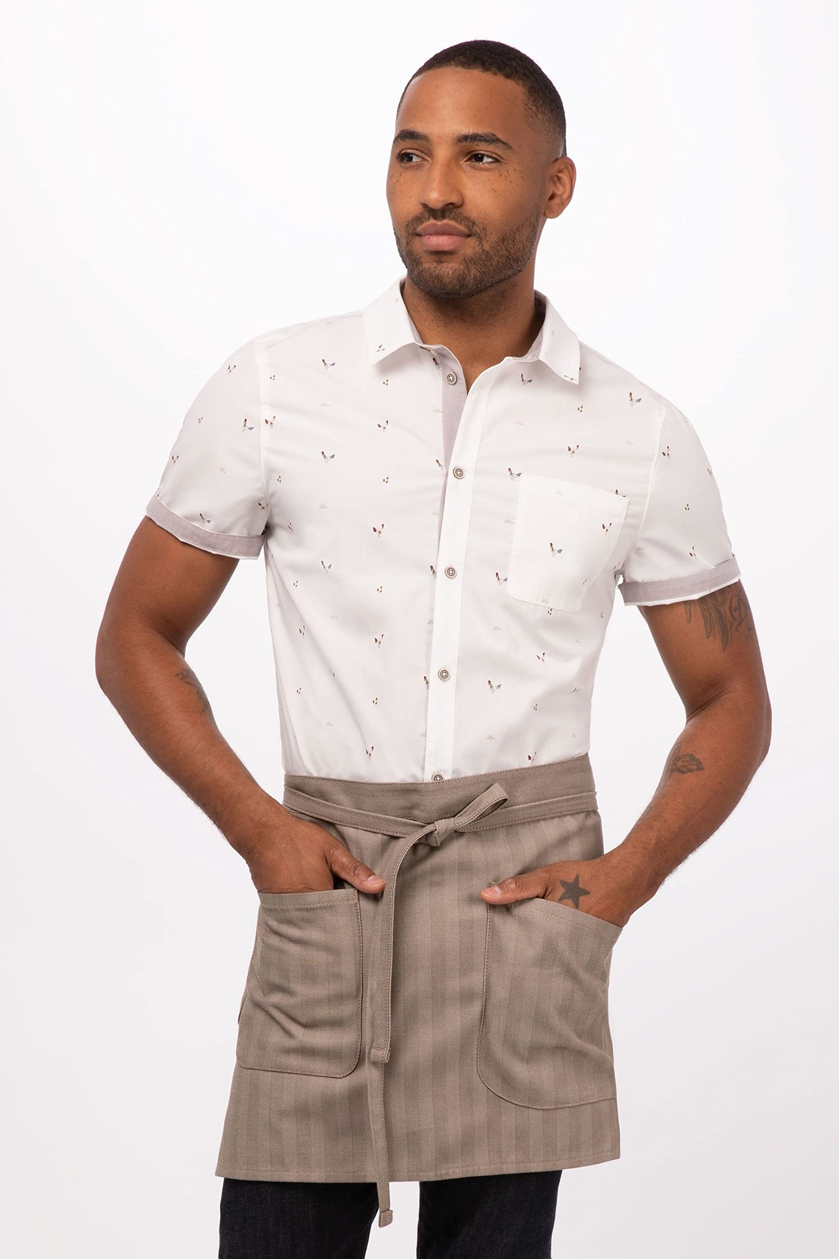 Chef Works Seattle Half Bistro Apron Grembiuli Unisex - Adulto (Pacco da 1)