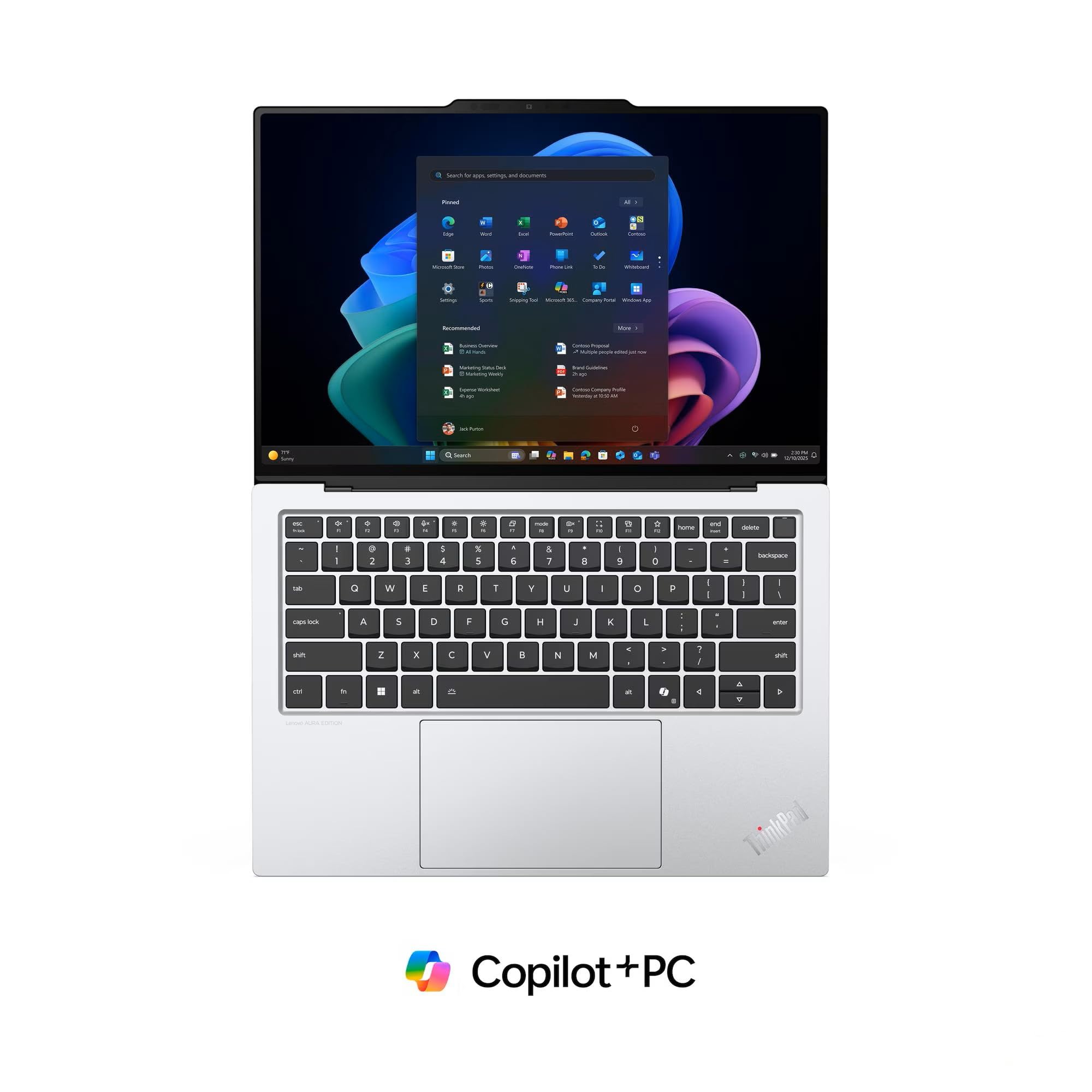 Amazon.com: Lenovo ThinkPad X9 14 Aura Edition Copilot+ PC Laptop