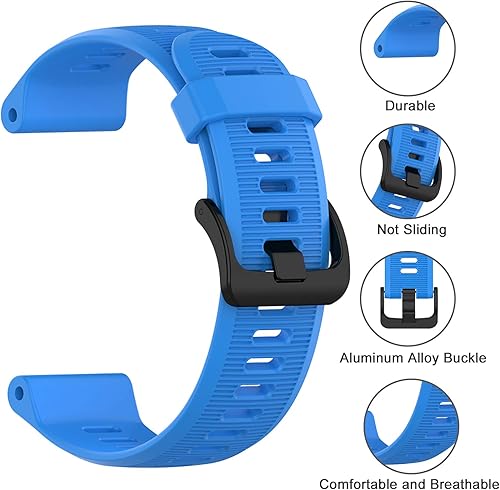 Miniatura 2 de ISABAKE Correa para Garmin Forerunner 935/Forerunner 945/955/965/Forerunner 745, compatible con Fenix 5/Fenix 5plus/ Fenix 6/Fenix 6 Pro/Approach