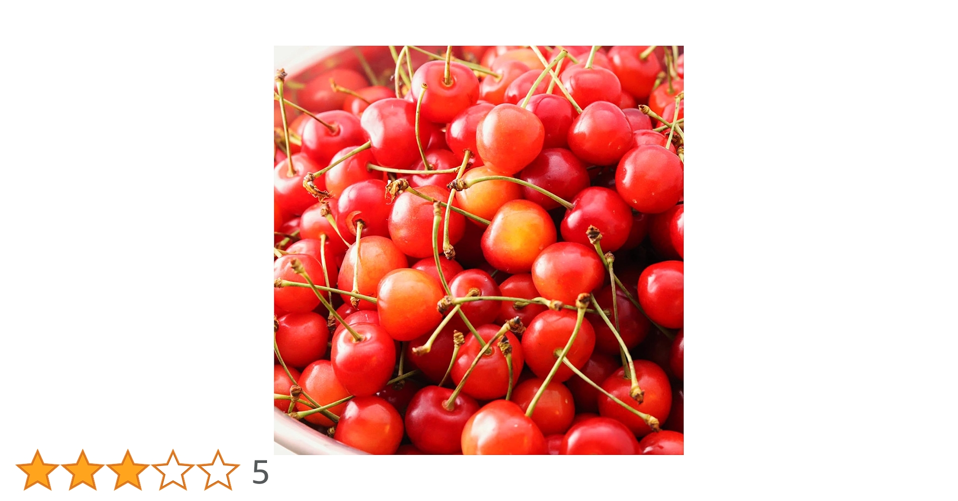 Amazon.co.jp: レイニアチェリー 約4kg 大粒 9.5Row｜アメリカ産