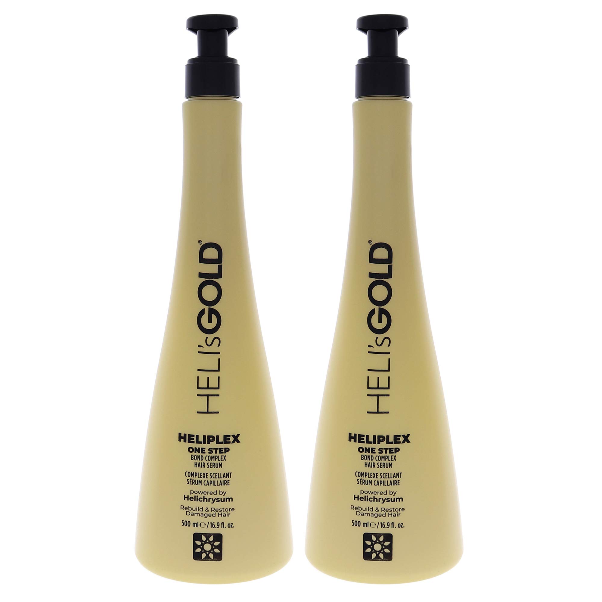 Helis Gold Heliplex One Step Hair Serum - Pack of 2 For Unisex 16.9oz Serum