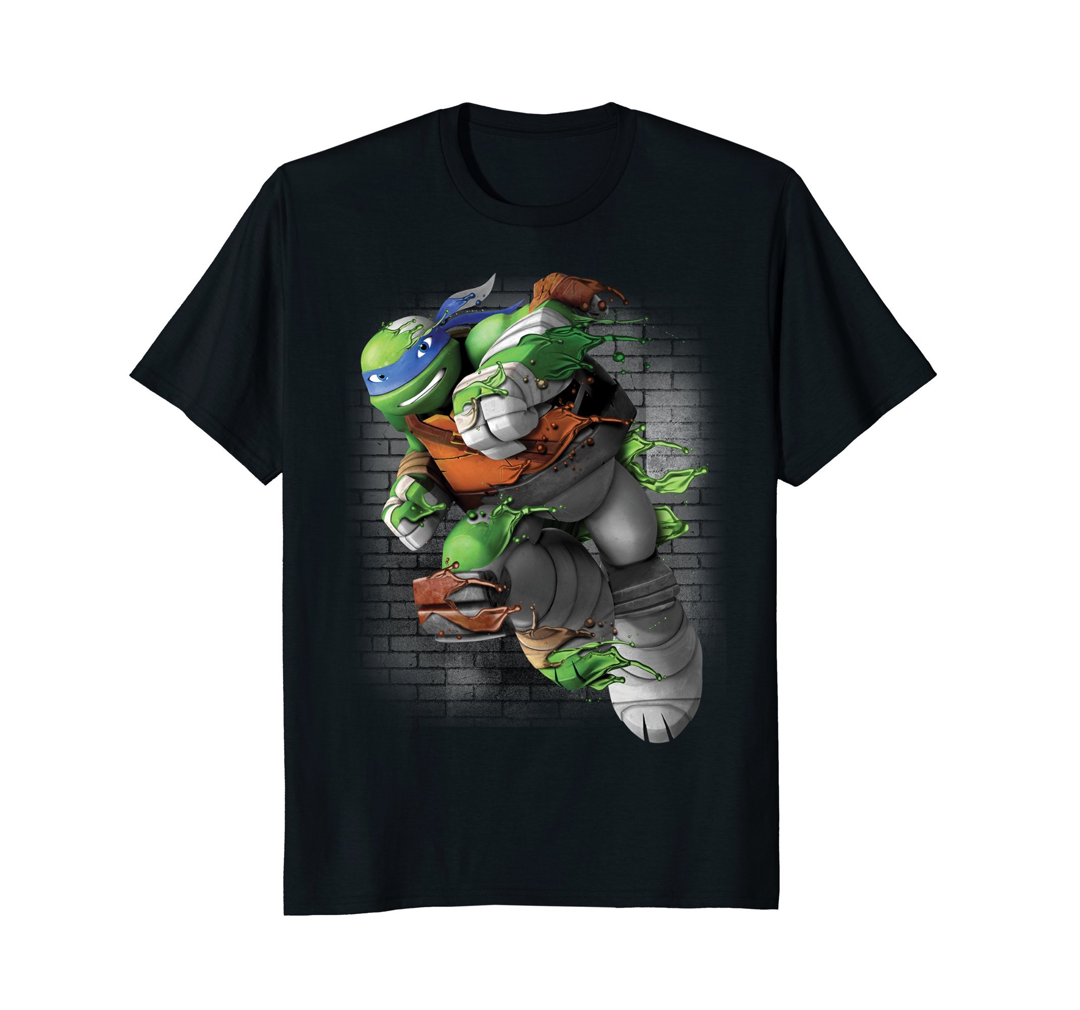NickelodeonTeenage Mutant Ninja Turtles Leonardo Liquid Green T-Shirt T-Shirt