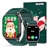 SOUYIE 2025 Christmas Theme Smart Watch for Men Women Android iPhone, with Bluetooth Call(Answer/Make Call), 2.04