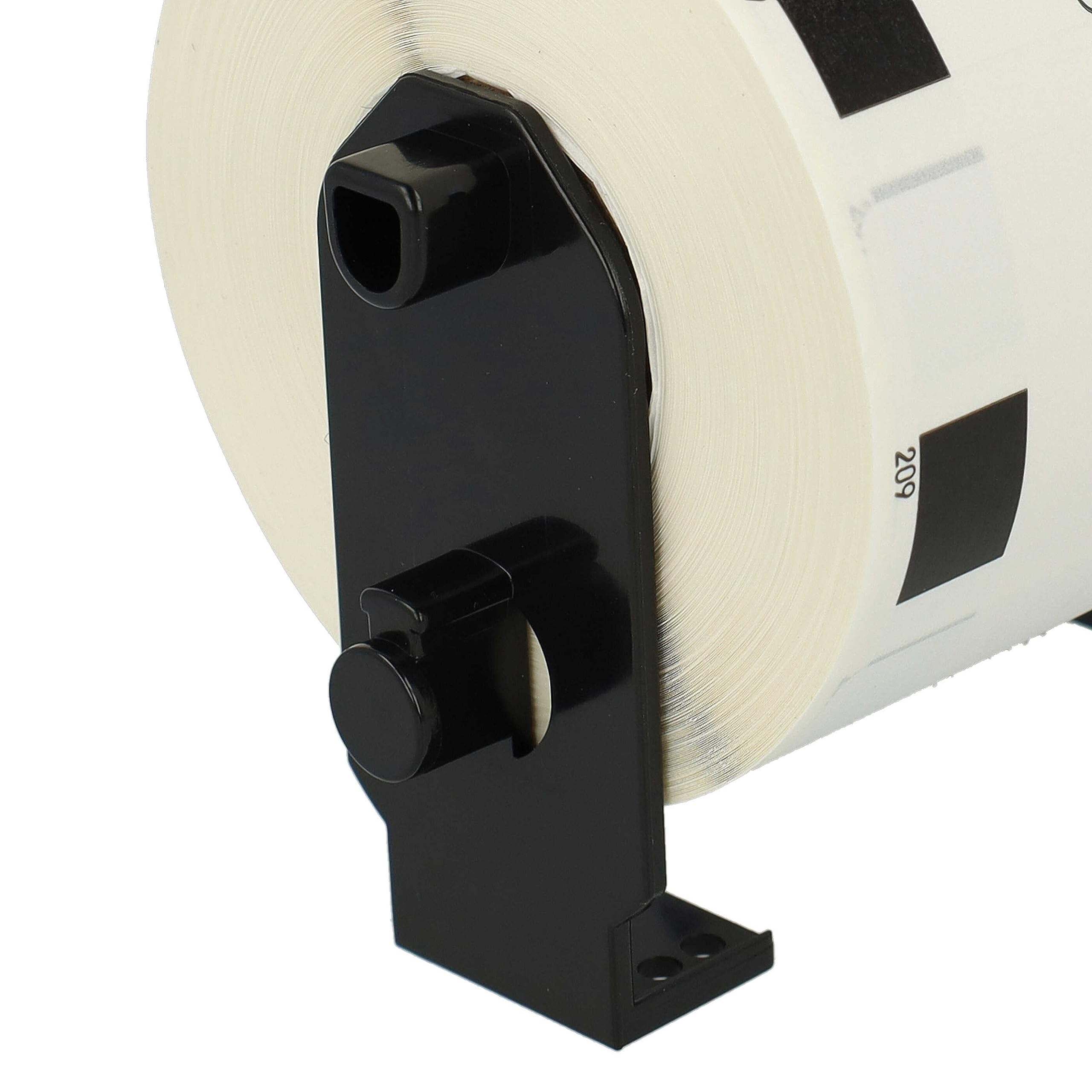 vhbw 10 x rolka etykiet z uchwytem 62 mm x 29 mm (800 etykiet) zamiennik do drukarki etykiet Brother DK-11209