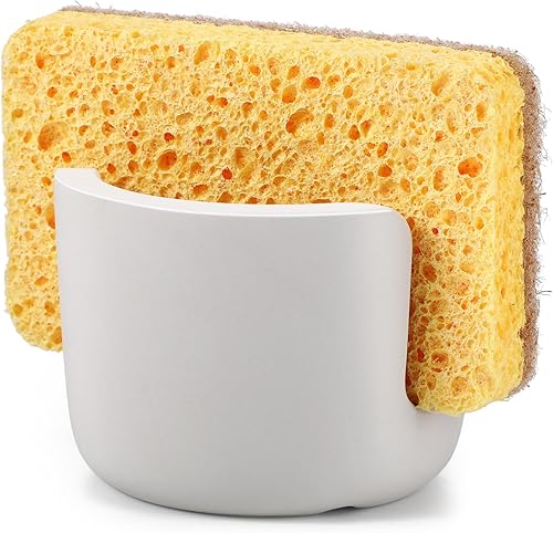 Miniatura 8 de BOJDOPIE Soporte de esponja de diatomita para fregadero de cocina, organizador de secado de piedras para fregadero de agua y secado rápido,