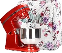 Vista 19 de Funda para batidora de pedestal, diseño hortensias, compatible con batidoras KitchenAid y Hamilton de 5 a 8 cuartos de galón, decoración