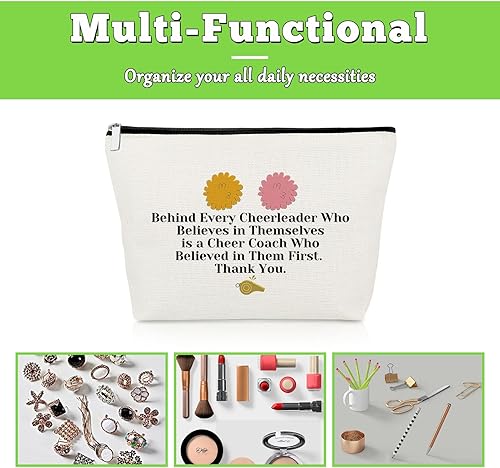 Miniatura 7 de Regalo de animadora para niñas, bolsa de maquillaje, regalo de animadora, bolsa de cosméticos, regalo de equipo de animadora, regalo de