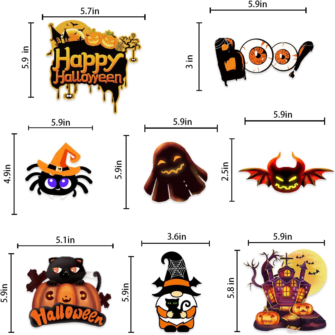 Halloween Hanging Decorations, No DIY 40pcs Halloween Ceiling Swirls