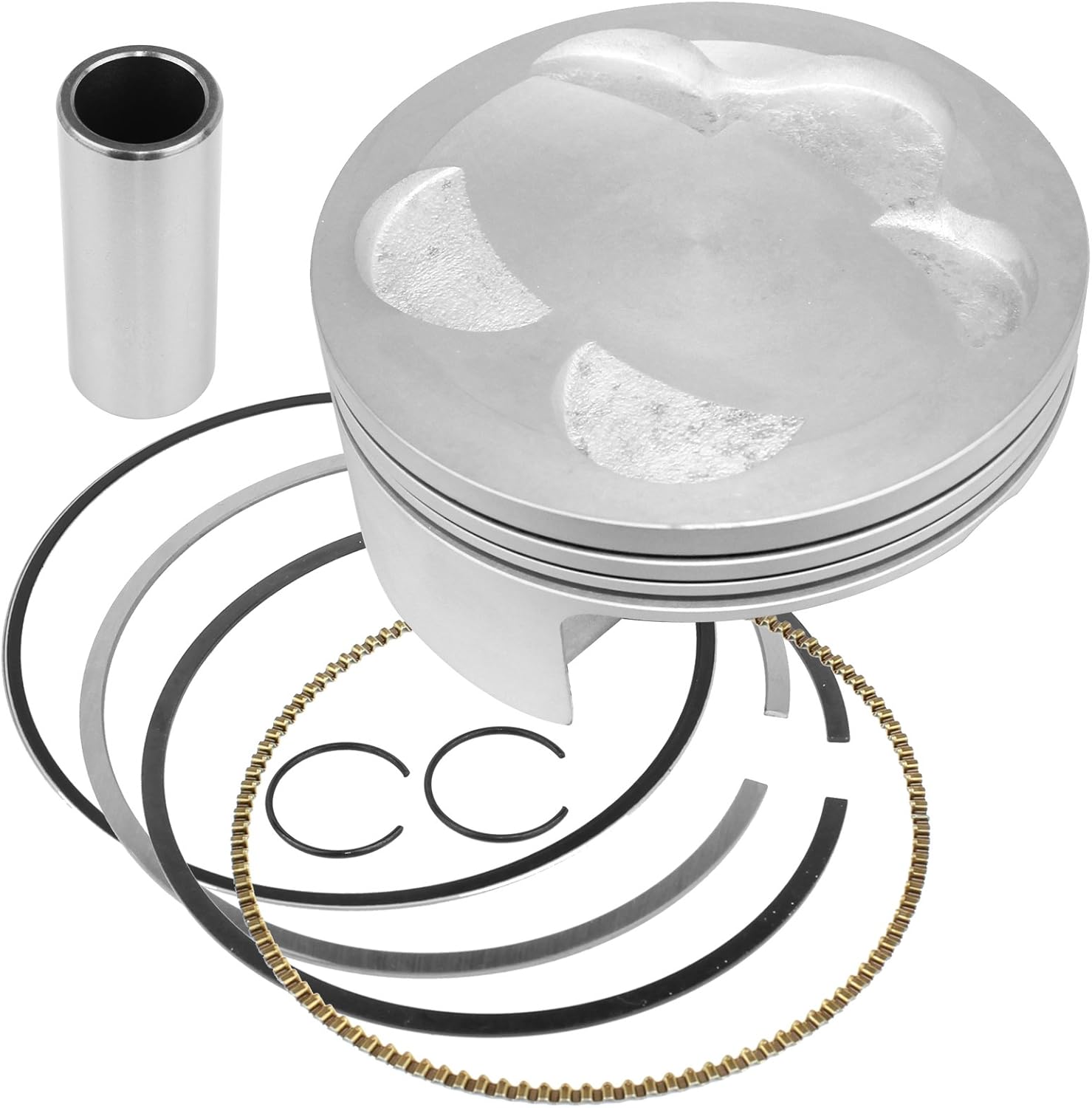 Caltric Crankshaft Piston Compatible with Yamaha 5Tg-11631-10-00 5Tg-11631-11-00 5Tg-11631-12-00