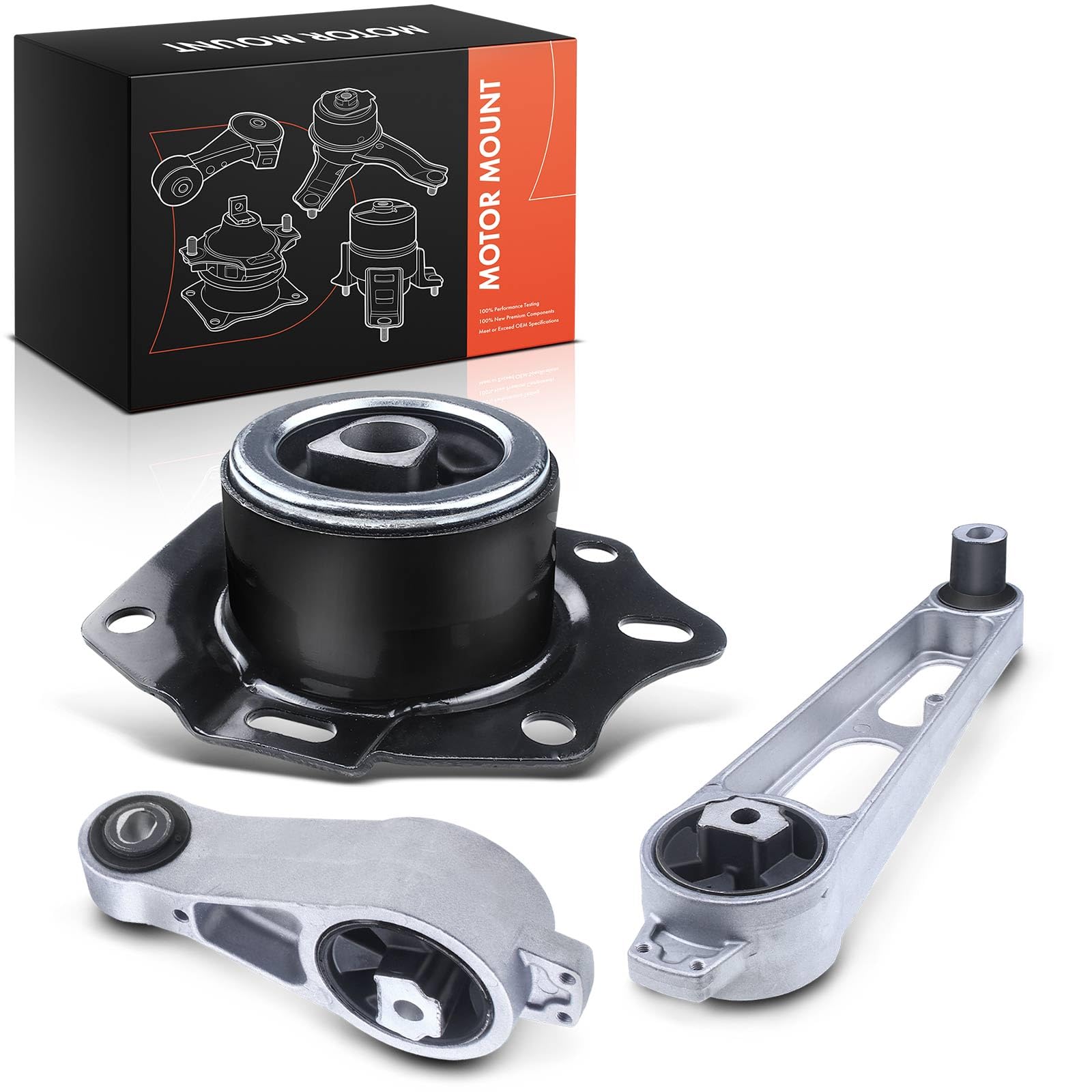 Frankberg 2x Supporti Motore 1x Supporto del cambio Compatibile con PT Cruiser 2.0 2.4 Combi Van