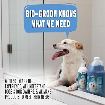 Bio-Groom Groom'n Fresh Dog Shampoo & Conditioner - Odor Eliminating, Scented Dog Bathing Supplies, Puppy Wash, Cat & Dog Grooming Products, Cruelty Free, Made in USA - 12 fl oz, Pack of 2