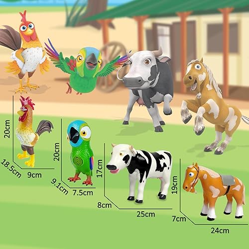 Miniatura 9 de TOYMAKER La Granja De Zenon BARTOLITO & LOLA Libros para bebés españoles Juguetes Toque y Sensación Tela Arruga Suave Bebé Libros Españoles y Vaca