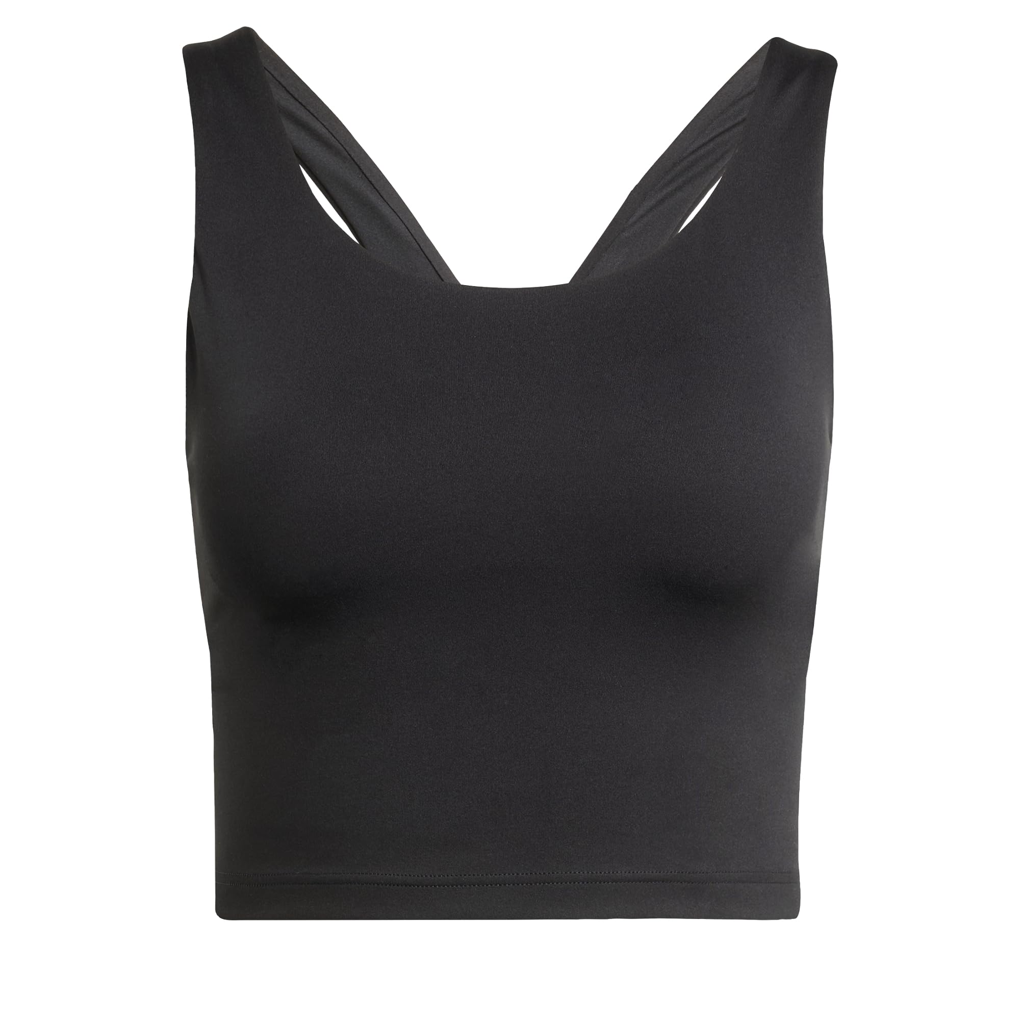 adidas Women's All Me Medium Support Tank Bra, Black, M