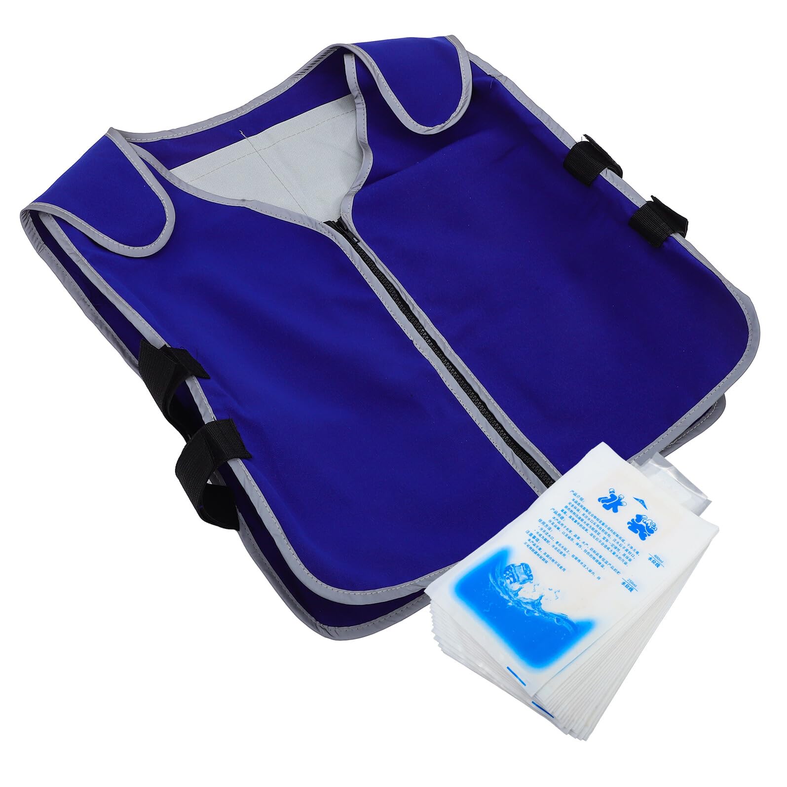 Gilet di Raffreddamento Festa Estiva Blu 21 Pezzi per Stagione Calda