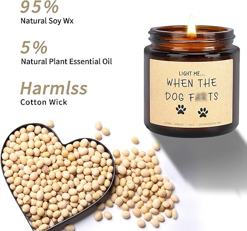 Miniatura 2 de Velas perfumadas de lavanda, regalos para mamá de perro para mujeres, divertido regalo de cumpleaños y Navidad para mejor amiga, amantes de los