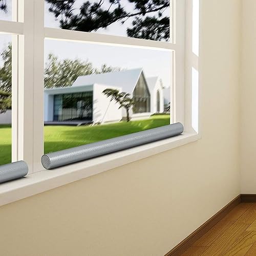 Miniatura 4 de Tapón de puerta para puerta y parte inferior de la puerta, bloqueador de ruido, tope de corrientes de aire para mantener el calor dentro y el frío