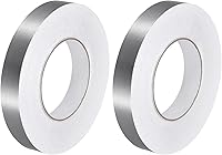 Vista 11 de uxcell 2 calcomanías autoadhesivas de papel de aluminio de 0.2 pulgadas x 164 pies para decoración de huecos, tira de cinta adhesiva impermeable