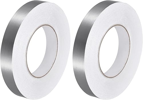 Miniatura 11 de uxcell 2 calcomanías autoadhesivas de papel de aluminio de 0.2 pulgadas x 164 pies para decoración de huecos, tira de cinta adhesiva impermeable