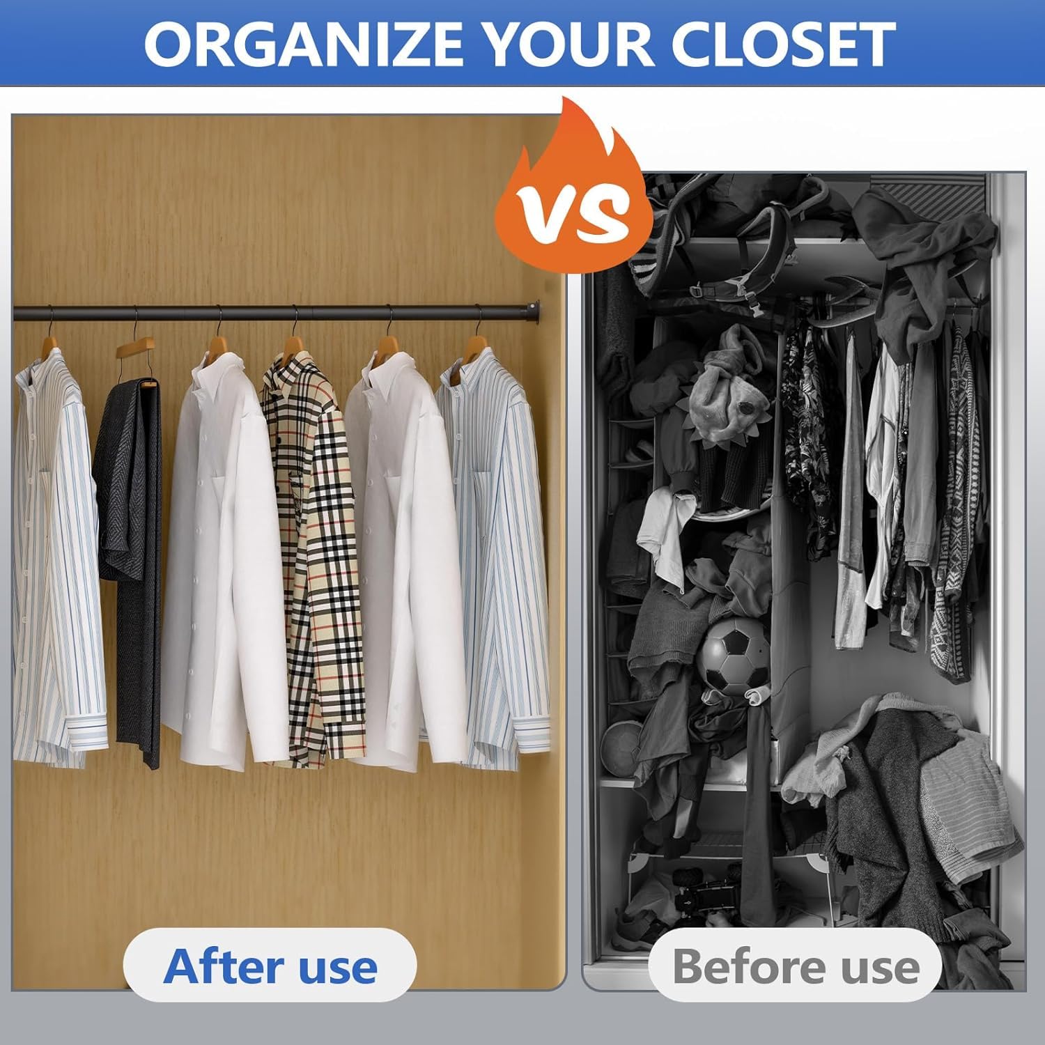 Snapklik.com : Closet Rod, 17 To 97 Inch Closet Rods For Hanging