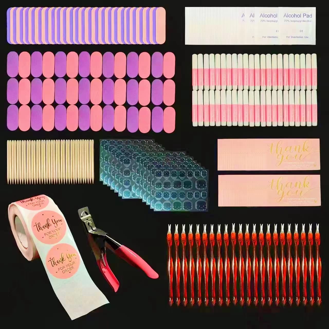 CloudTrip Press on Nail Tool Kit 50 Set for Nails Business