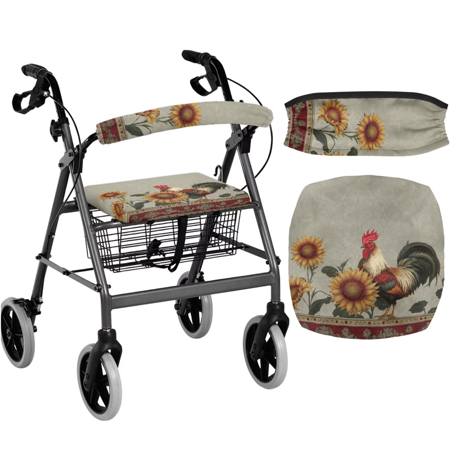 Rollator Seat Covers - Butterfly Design -11 Rollator Seat Covers - Butterfly Design -11