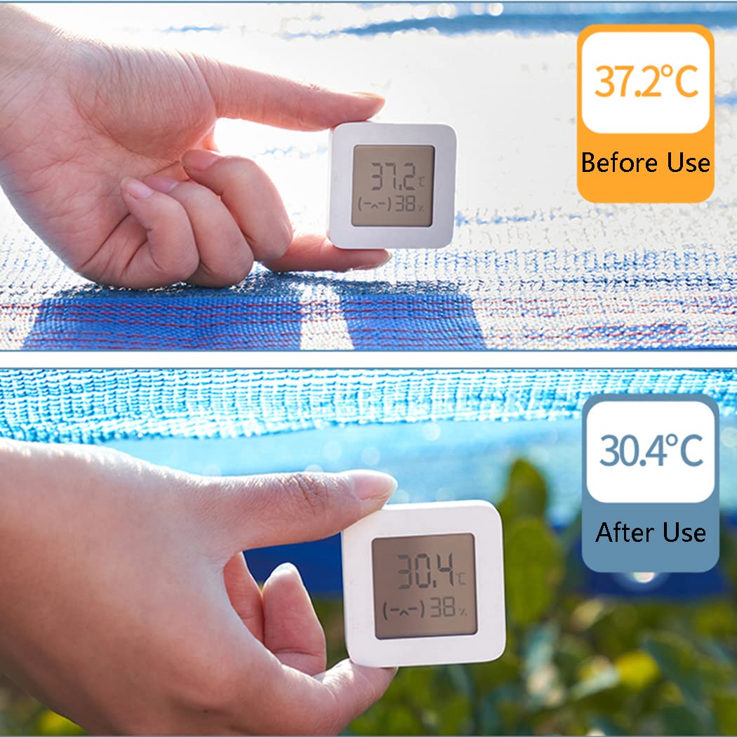 Luifel Rechthoek Zonwering Schaduw 70 x 260 cm, Winddicht, Stofdicht, Ademende, Hdpe, Zonwering, Schaduw Mesh Sunblock Schaduwdoek Voor Tuin, Terras, Camping, Buiten, Bruin