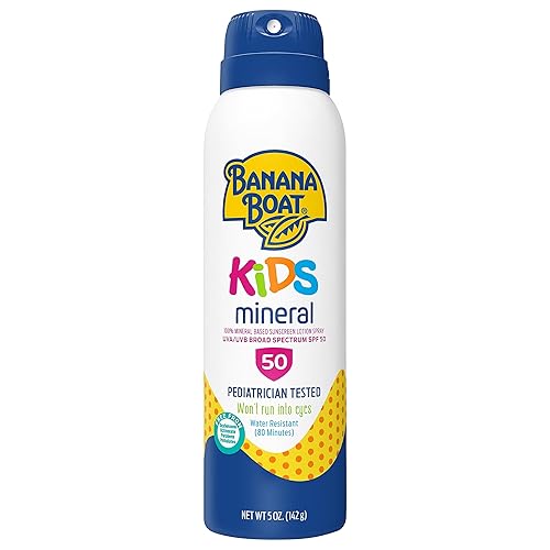 Banana Boat, Mineral Kids Protector solar C-Spray - SPF 50, 5 onzas