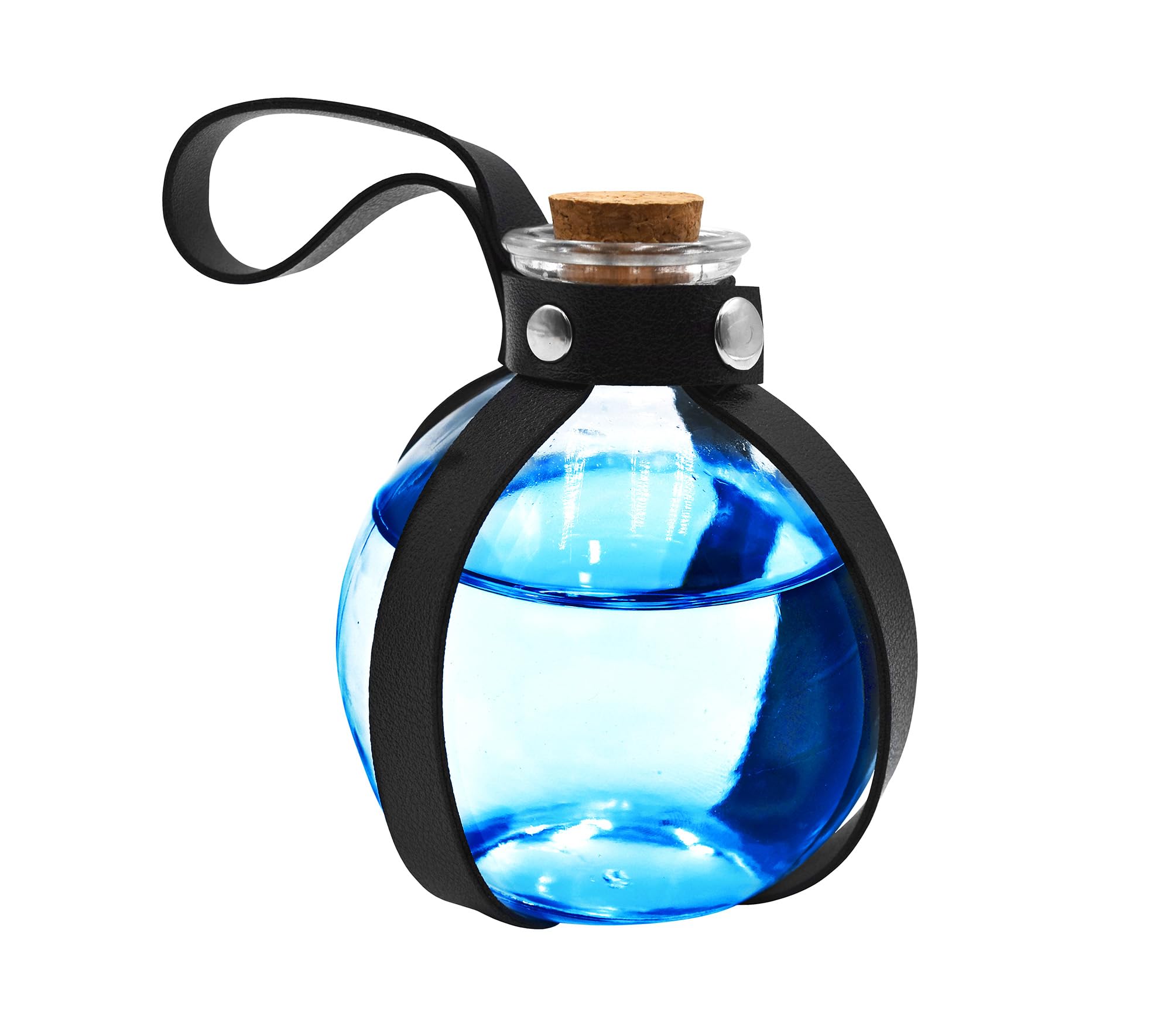 Nicky Bigs Novelties Witch Wizard Dark Magic Potion Bottle Glass Holder Cork Stopper and Harness Holster Cosplay Costume Prop
