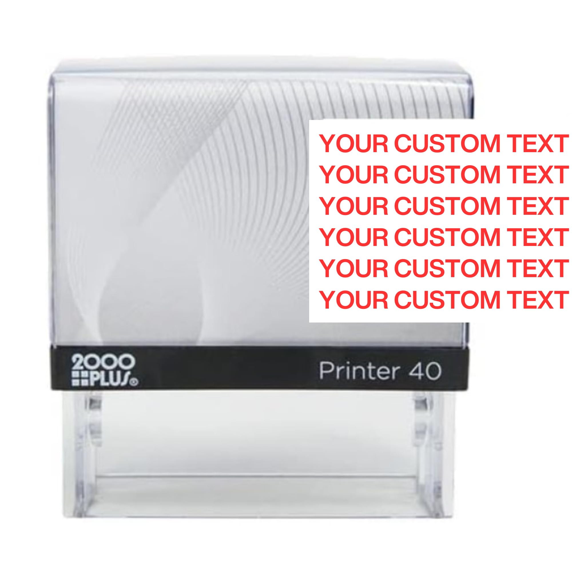 Custom Self-Inking Stamp - Up to 6 Lines - 5 Color Choices