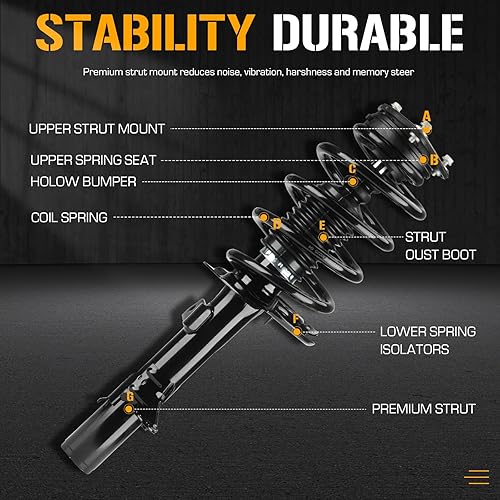 Miniatura 8 de Amortiguadores de resorte delantero completo para Ford Escape 2001-2012, Mazda Tribute 2001-2006 y 2008-2011, para Mercury Mariner 2005-2011, 171593