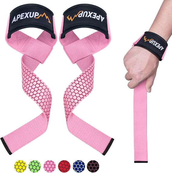 APEXUP Adjustable Weighted Vest 40lbs + Lifting Straps with Padded Neoprene