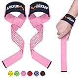 APEXUP Weight Lifting Straps for Weightlifting, Lifting Wrist Straps Gym, Deadlift Strap, Anti Slip Silicone Weightlifting Strap Men Women Powerlifting, Strength Training