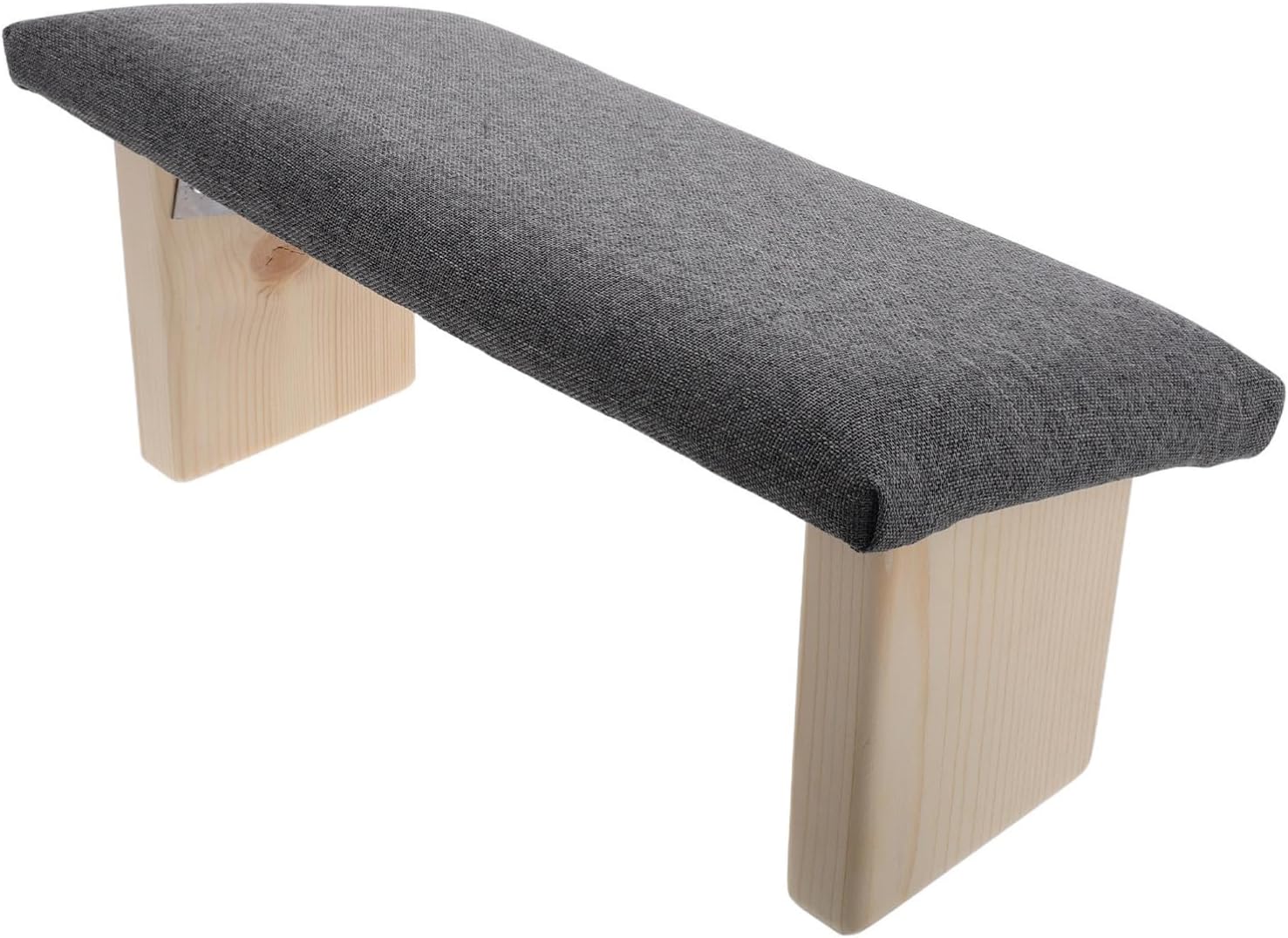 Portable Foldable Wooden Meditation Bench with Cloth Cushion for Zen Practices and Outdoor Use, Lightweight Prayer Bench Stool for Comfortable Kneeling and Praying