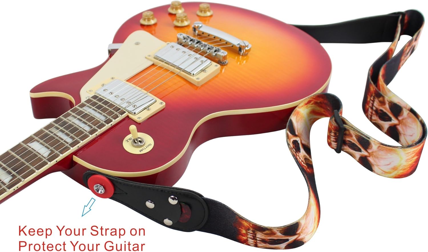 YMC TP20 Series 6 Pieces Guitar Parts 3 Left 3 Right Machine Heads Knobs Guitar String Tuning Pegs Machine Head Tuners for Electric or Acoustic Guitar With 2pcs Strap Locks,Chrome : Musical Instruments