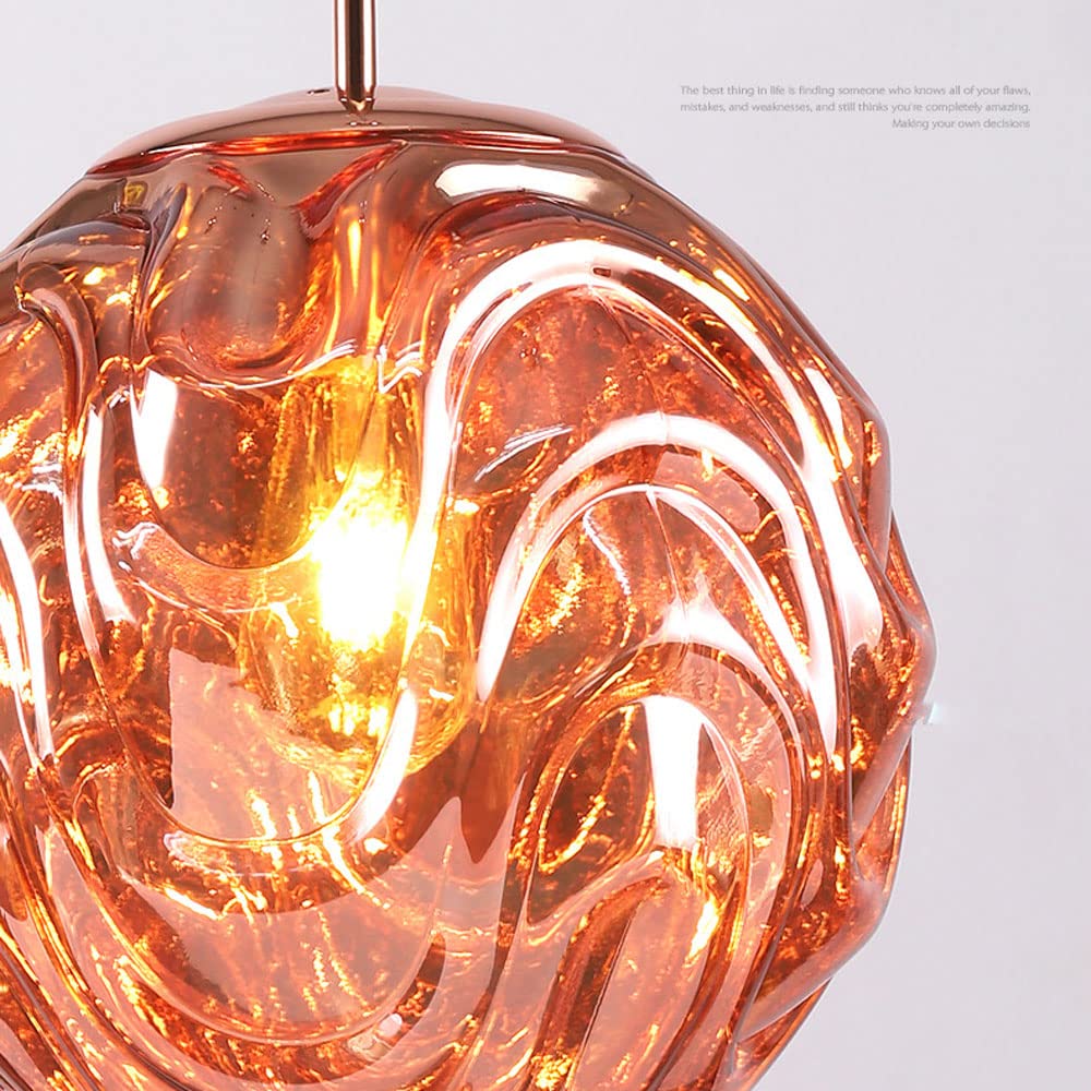 Gold Globe Pendant Light Kitchen Island Chrome Red Melt Pendant Lights Blue Lava Shade Plafond Suspendre Silver Nordic Modern Chandelier pour Chambre à Coucher