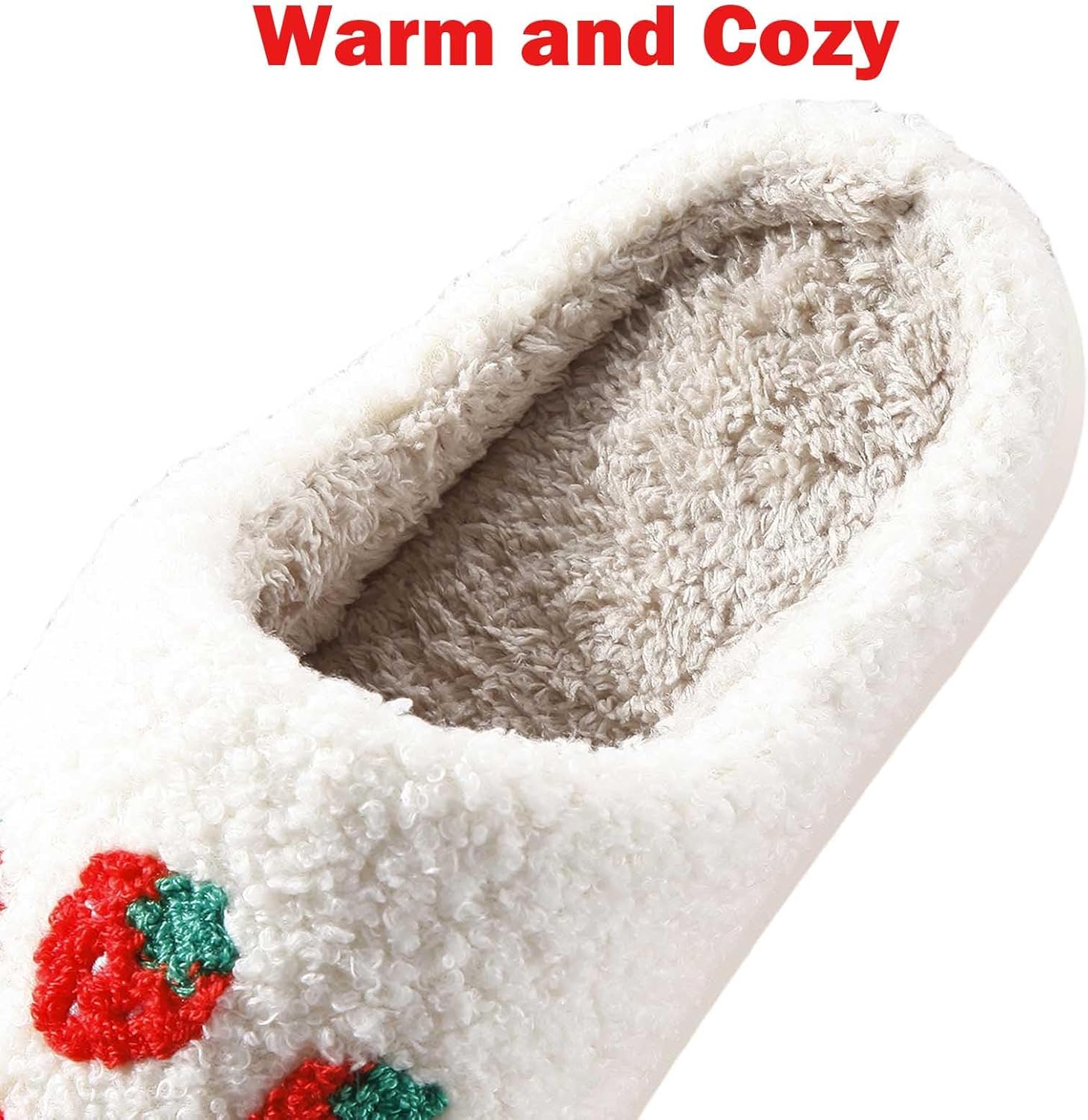 Womens Mens Slippers Retro Memory Foam Cute Cartoon Plush Fluffy Warm Fur Lined slippers Indoor House Home Winter Shoes - Image 3