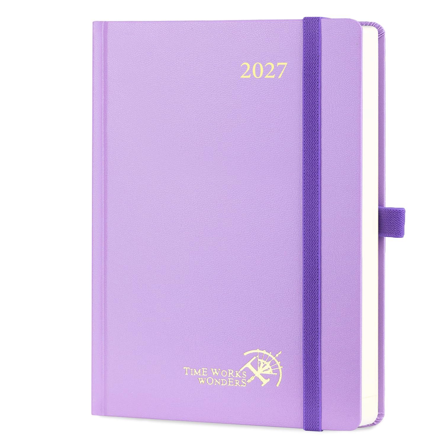 POPRUN Day per Page Diary 2027 A5 Hardback Day to Page Daily Planner โ image 1